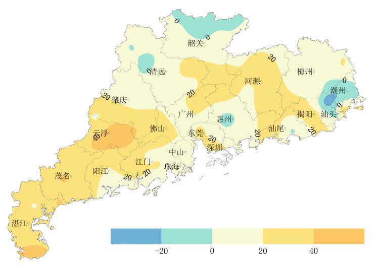 预计,4日,珠江三角洲,粤西市县有中(雷)雨,局部有大雨或暴雨,雷雨时