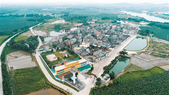 根竹头村近年建设日新月异。