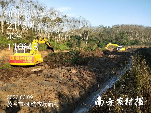 行云农业在茂名市推进撂荒地复耕复种