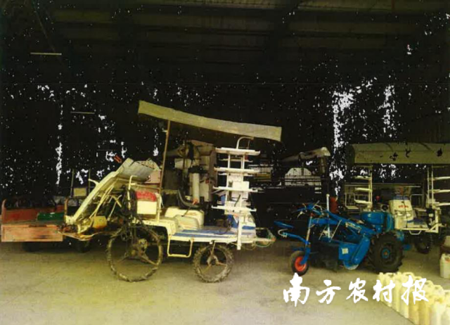 老李的全程机械化“家伙什”。 老李的全程机械化“家伙什”。