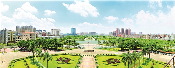     水口城市新面貌。