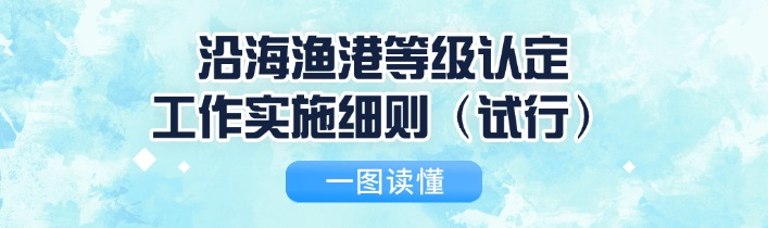 一图读懂《沿海渔港等级认定工作实施细则（试行）》